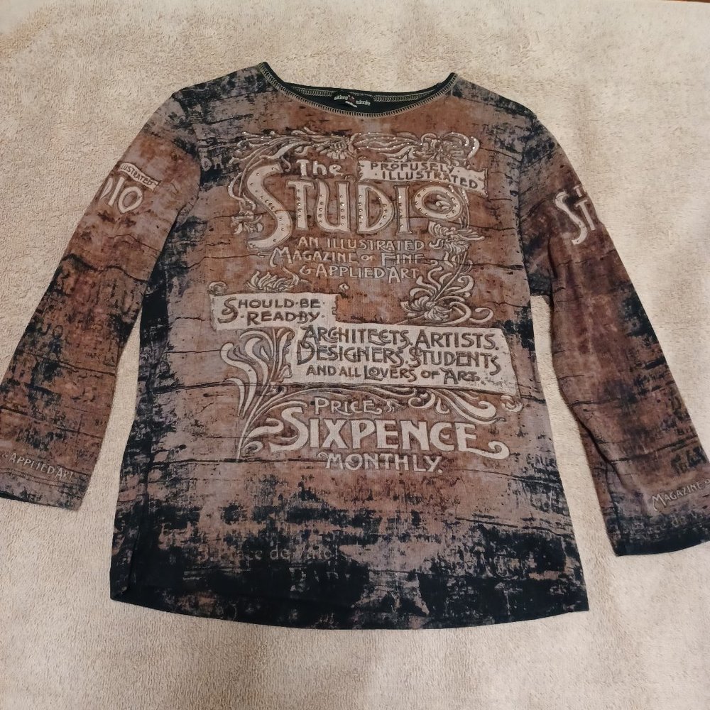 vintage Skinny Minnie shirt, women/junior M